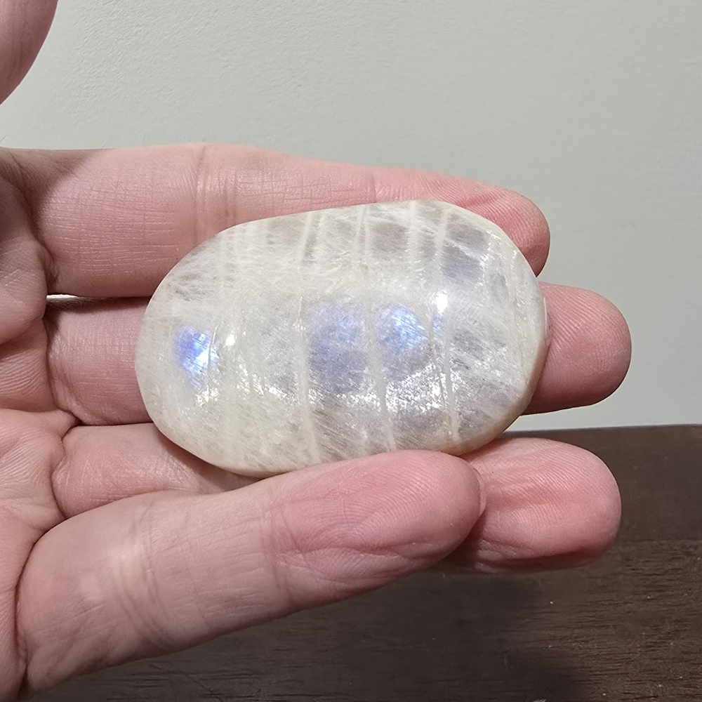 Moonstone Crystal Palmstone #B - Picture 5 of 5